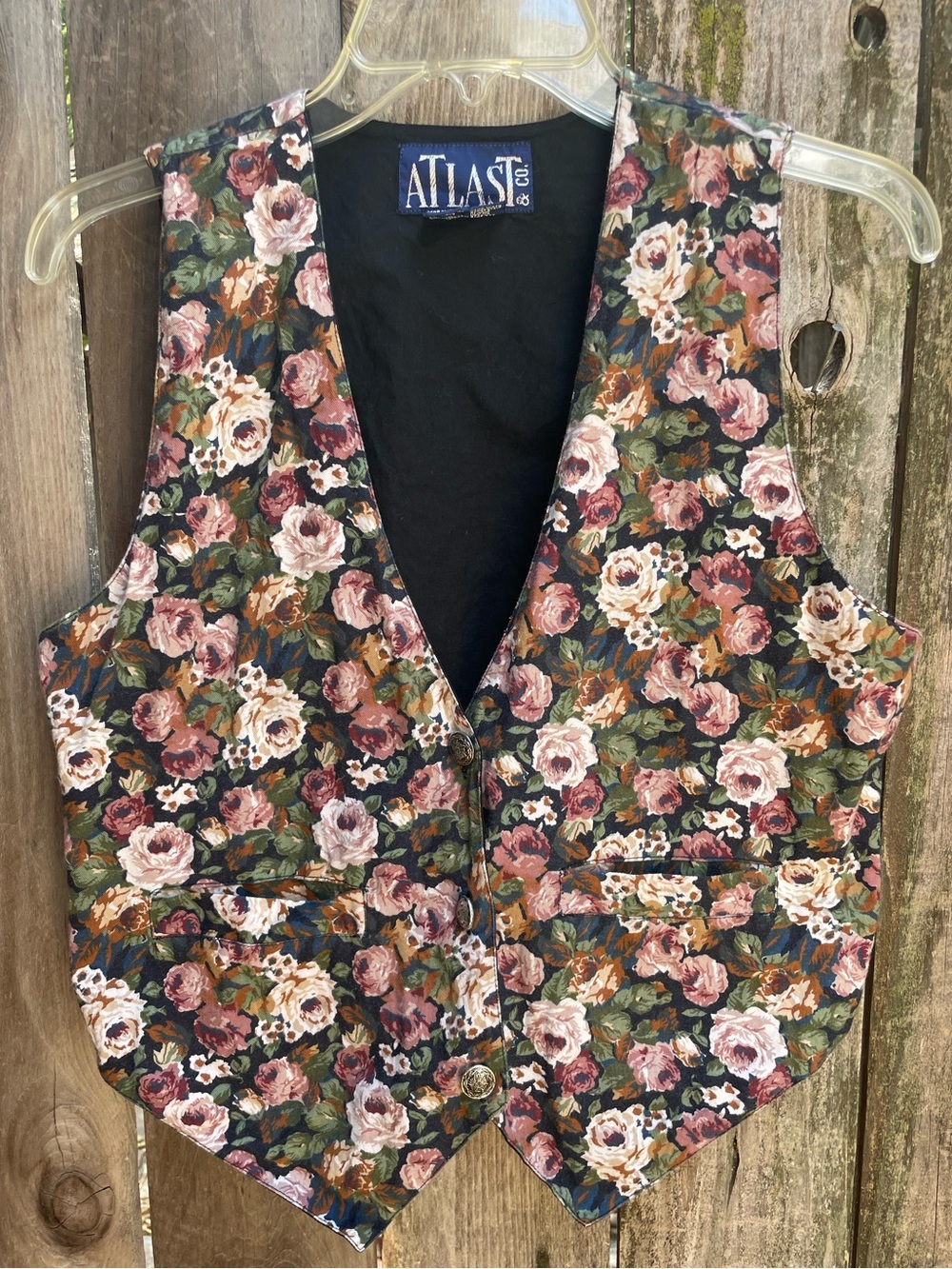 Vintage At Last Floral V-Neck Women’s Vest